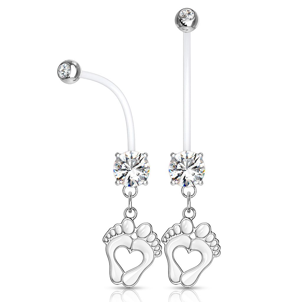Pregnancy belly button ring